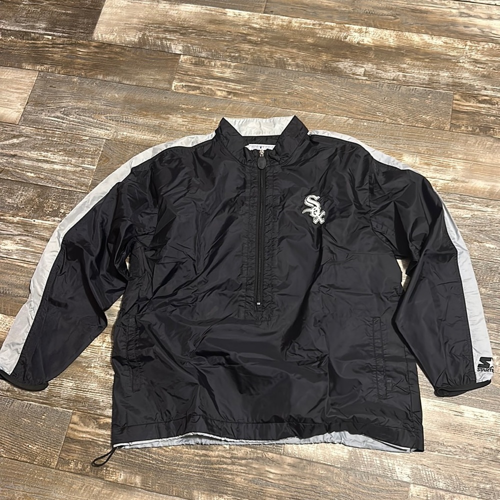 white sox starter wind breaker large